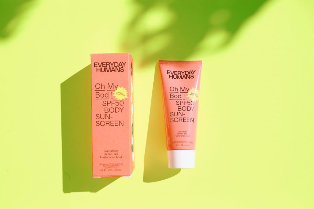 Suncreen SPF 50+ skincare routine